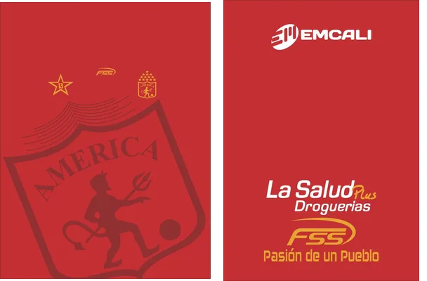 America De Cali Home Jersey 2012