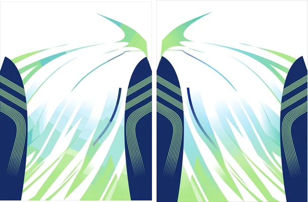 CHINITO DEGRADADO AZUL VERDE 2025