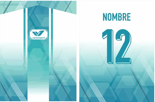 Degradado Geometrico Turqueza 24 Q 1