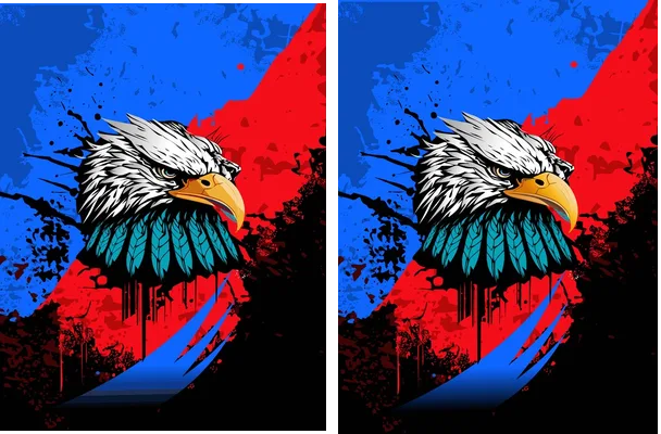 Eagle Grunge Pattern Vector