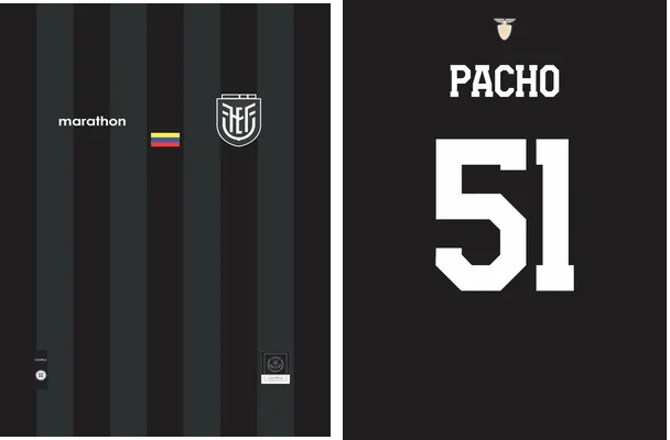 Ecuador Jersey Negra 26