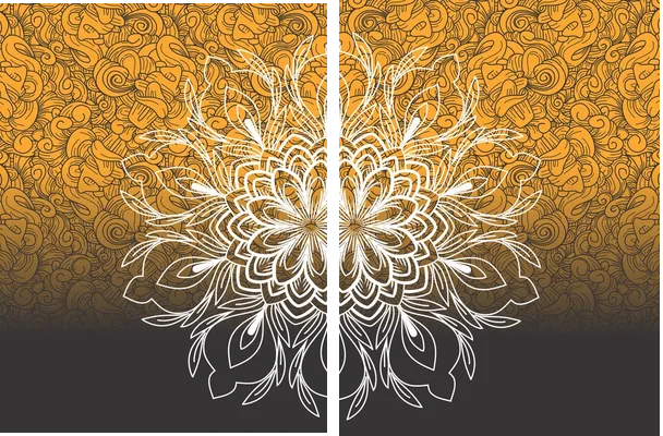 Fergus Floral Naranja