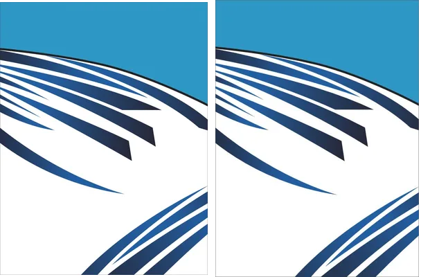 Geometric Blue vector