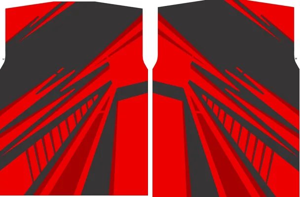 JERSEY SPORT ROJO NEGRO 2024