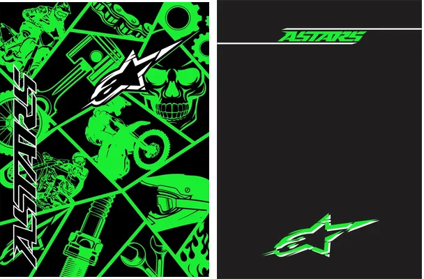 Motocross Alpinestar Green 25