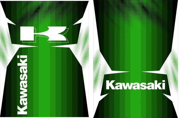 Motocross Green Kawasaki
