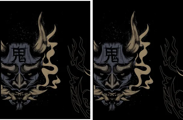 Patterns Dragon Brush Black