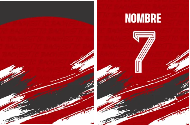 Red Grunge Jersey 2025