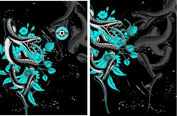 SERPIENTE FLORAL JADE NEGRO INTERCLASSE 2024