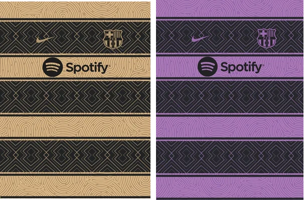 barcelona fc pattern concept