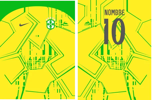 brasil grunge geometric