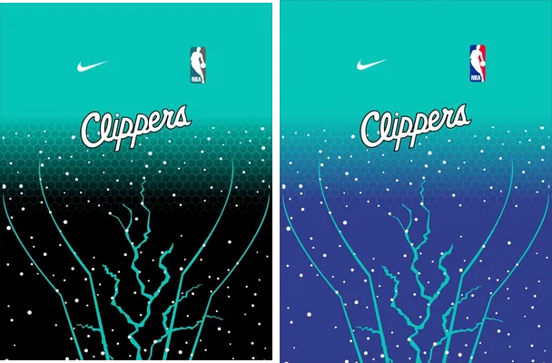 clippers nba concept degrade