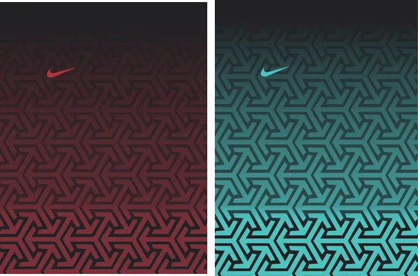 design nike geometrico