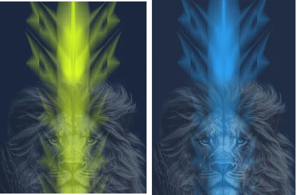 desing lion