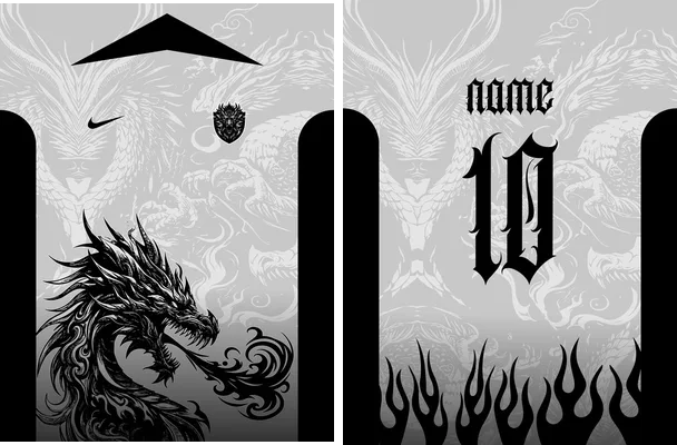 dragon black design