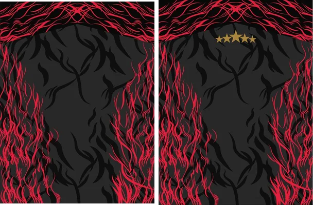flamas sports red design