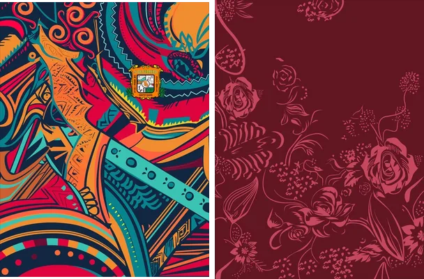 floral colours concept