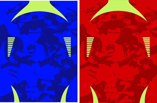 jersey abstract degrade