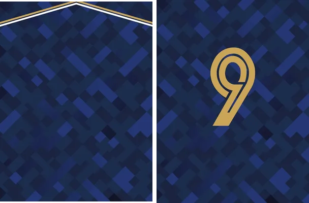 jersey azul geometric