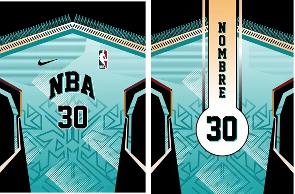 nba blue concept line
