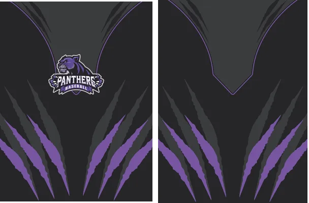 panthers grunge design