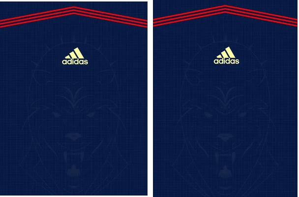 pattern adidas blue mascara