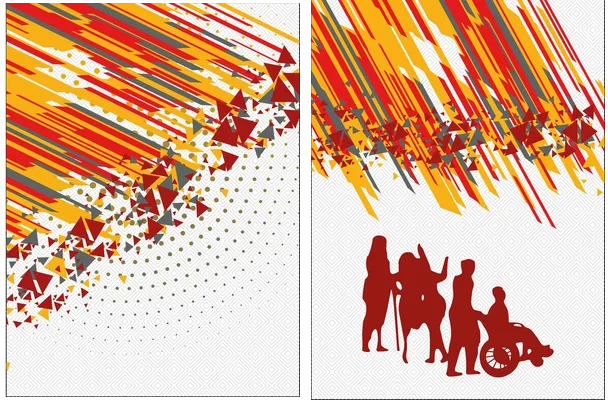 pattern sports geometrico colors