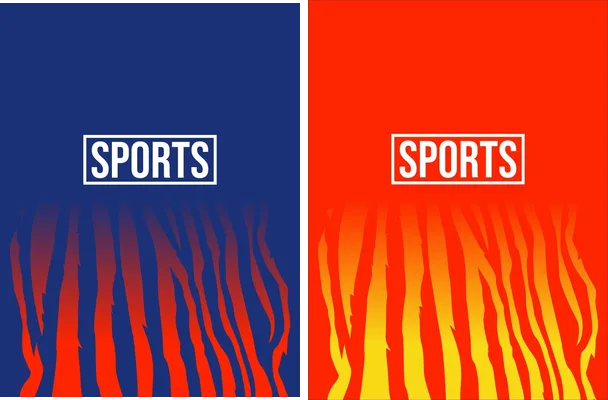 pattern sports red blue