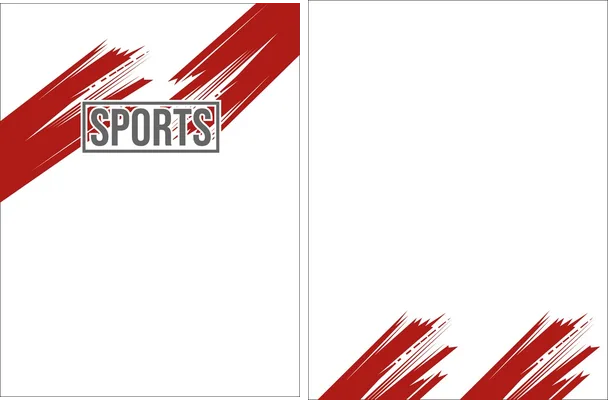 pattern sports red
