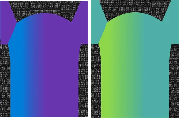 sports degrade and texture