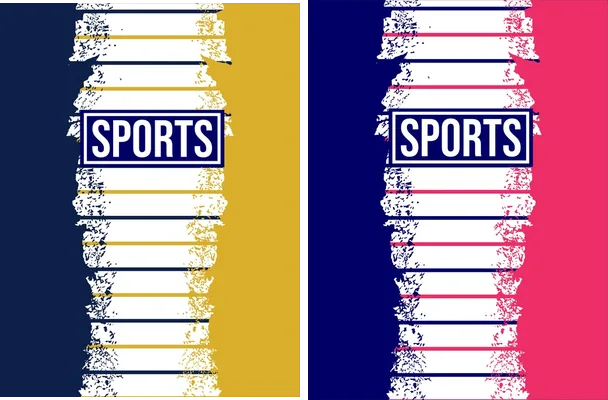 sports grunge lines