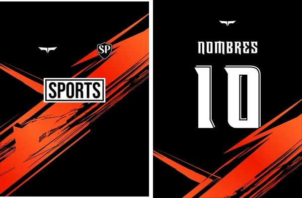 sports orange grunge