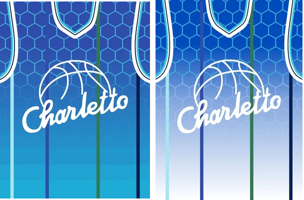 sports pattern gradient panel