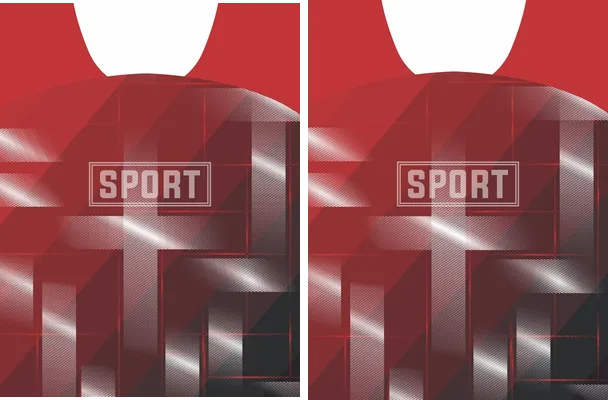sports pattern redwhite lines
