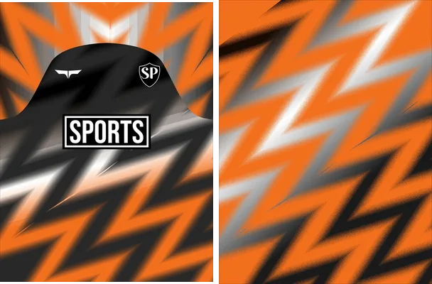 sports pointillizer orange degrades