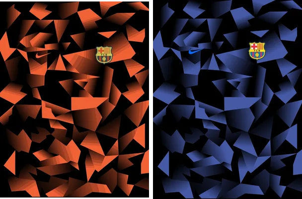 template barcelona edition naranja