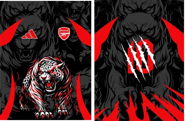vector leopardo design